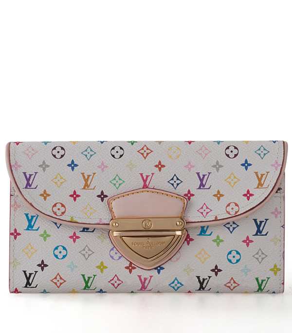 1:1 Copy Louis Vuitton Monogram Multicolore Eugenie Wallet M93737 Replica